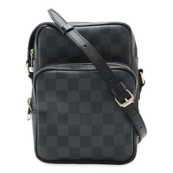 Louis Vuitton Damier Graphite Rem Shoulder Bag Diagonal N41446 - Picture 1 of 9